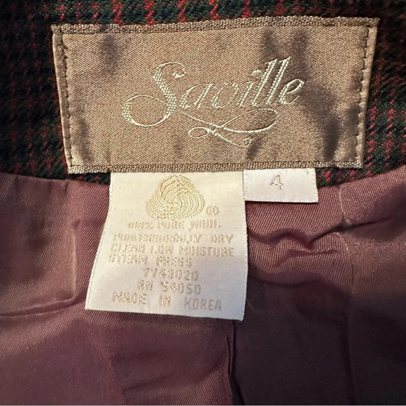 Saville Women's Brown 100% Pure Wool Long Sleeve Lined Blazer Jacket 4 - Picture 2 of 10